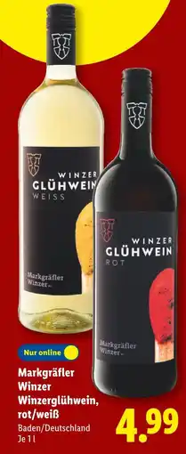 Lidl Markgräfler winzer winzerglühwein rot Angebot