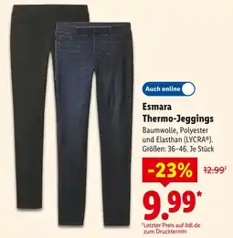 Lidl Esmara thermo-jeggings Angebot