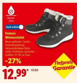 Lidl Esmara winterstiefel Angebot