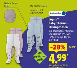 Lidl Lupilu baby-thermo-strumpfhosen Angebot