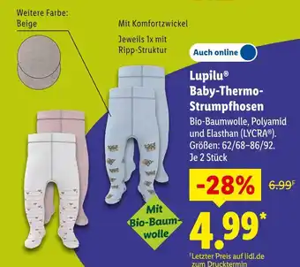 Lidl Lupilu baby-thermo-strumpfhosen Angebot