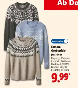 Lidl Esmara grobstickpullover Angebot