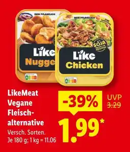 Lidl Likemeat vegane fleischalternative Angebot