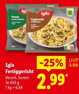 Lidl Iglo fertiggericht Angebot