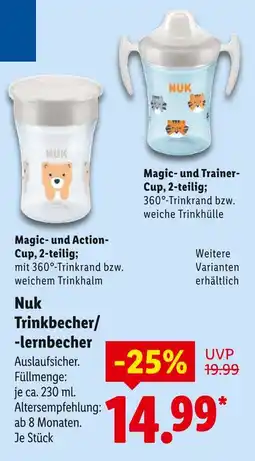 Lidl Nuk trinkbecher/ -lernbecher Angebot