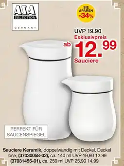Möbelzentrum Pforzheim Asa selection sauciere keramik ca. 140 ml Angebot