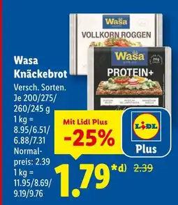 Lidl Wasa knäckebrot Angebot