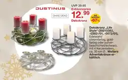 Möbelzentrum Pforzheim Justinus dekokranz 'life style' Angebot