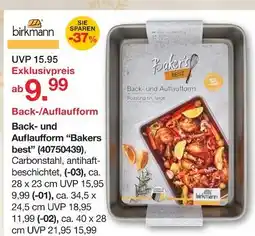 Möbelzentrum Pforzheim Birkmann back- und auflaufform “bakers best” Angebot