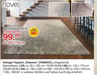 Möbelzentrum Pforzheim Novel vintage-teppich „palermo“ Angebot