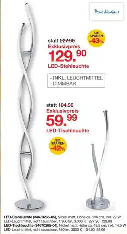 Möbelzentrum Pforzheim Led-stehleuchte Angebot