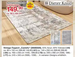 Möbelzentrum Pforzheim Dieter knoll vintage-teppich 'castello' Angebot