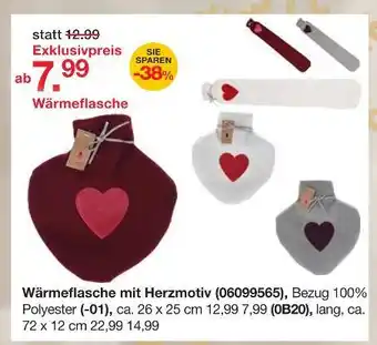 Möbelzentrum Pforzheim Wärmflasche mit herzmotiv Angebot