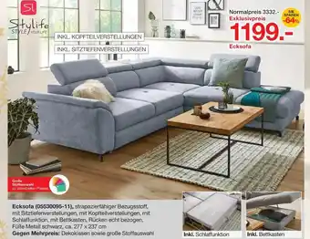 Möbelzentrum Pforzheim Stylife ecksofa Angebot