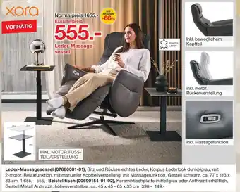 Möbelzentrum Pforzheim Xora leder-massagesessel Angebot