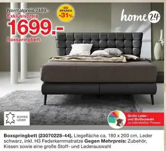 Möbelzentrum Pforzheim Home24 boxspringbett Angebot