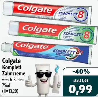 Aktiv Irma Colgate Komplett Zahncreme Angebot