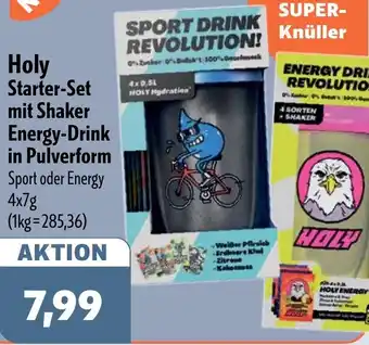 Aktiv Irma Holy Starter-Set mit Shaker Energy-Drink in Pulverform Angebot
