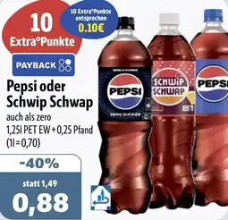 Aktiv Irma Pepsi oder Schwip Schwap Angebot