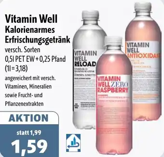 Aktiv Irma Vitamin Well Kalorienarmes Erfrischungsgetränk Angebot