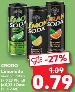 Kaufland CRODO Limonade Angebot