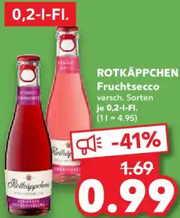 Kaufland ROTKÄPPCHEN Fruchtsecco Angebot