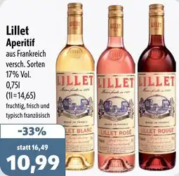 Aktiv Irma Lillet Aperitif Angebot