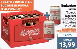 Aktiv Irma Budweiser Budvar Tschech. Lagerbier Angebot