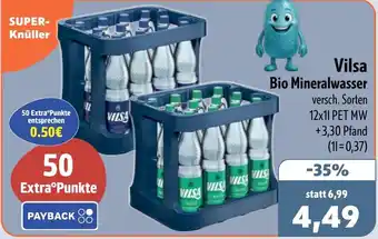 Aktiv Irma Vilsa Bio Mineralwasser Angebot
