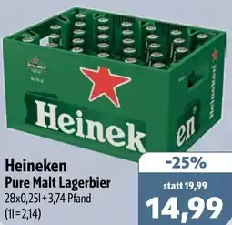 Aktiv Irma Heineken Pure Malt Lagerbier Angebot