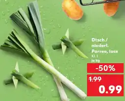 Kaufland Dtsch./ niederl. Porree, lose Angebot