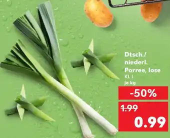 Kaufland Dtsch./ niederl. Porree, lose Angebot