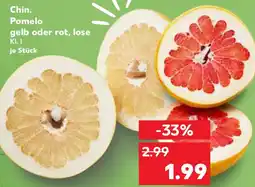 Kaufland Chin. Pomelo gelb oder rot, lose Angebot