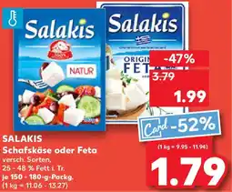 Kaufland SALAKIS Schafskäse oder Feta Angebot