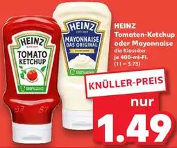Kaufland HEINZ Tomaten-Ketchup oder Mayonnaise Angebot