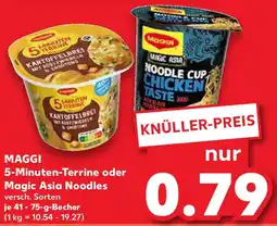 Kaufland MAGGI 5-Minuten-Terrine oder Magic Asia Noodles Angebot