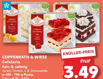 Kaufland COPPENRATH & WIESE Cafeteria fein & sahnig Angebot