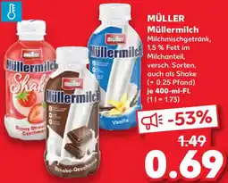 Kaufland MÜLLER Müllermilch Angebot
