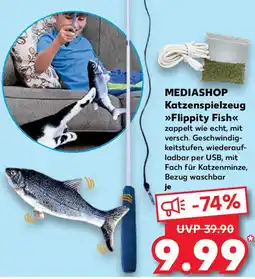 Kaufland MEDIASHOP Katzenspielzeug Flippity Fish Angebot