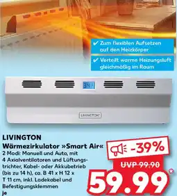 Kaufland LIVINGTON Wärmezirkulator Smart Air Angebot