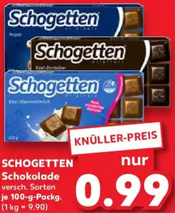 Kaufland SCHOGETTEN Schokolade Angebot