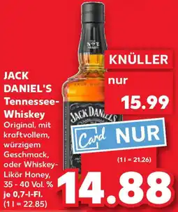 Kaufland JACK DANIEL'S Tennessee-Whiskey Angebot