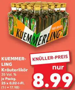 Kaufland KUEMMERLING Kräuterlikör Angebot
