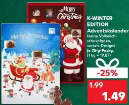 Kaufland K-WINTER EDITION Adventskalender Angebot