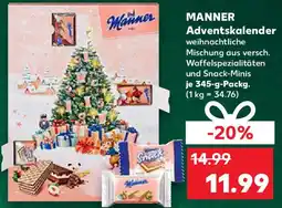 Kaufland MANNER Adventskalender Angebot