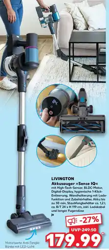 Kaufland LIVINGTON Akkusauger Sense IQ Angebot