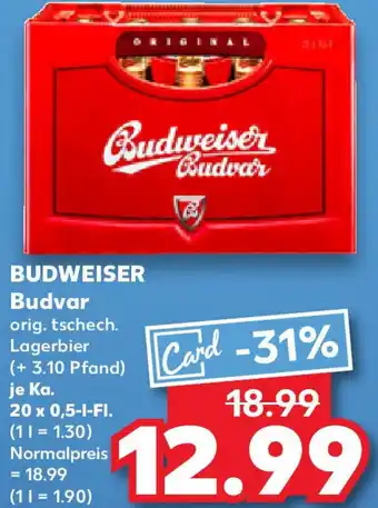 Kaufland BUDWEISER Budvar Angebot