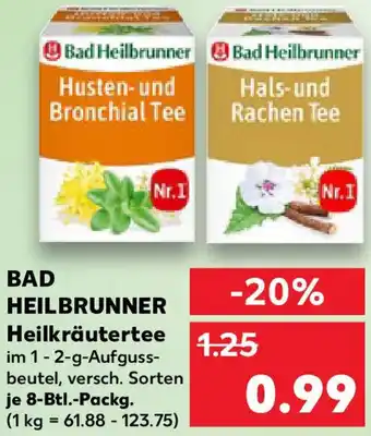 Kaufland BAD HEILBRUNNER Heilkräutertee Angebot