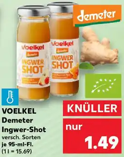 Kaufland VOELKEL Demeter Ingwer-Shot Angebot