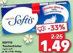 Kaufland SOFTIS Taschentücher Angebot